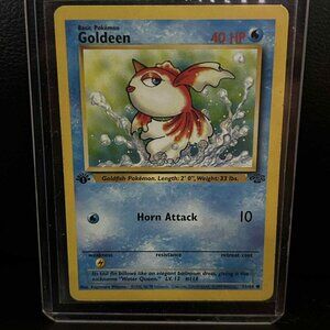 Goldeen - 53/64 - Common - 1st Edition  Jungle Pokemon Trading Card